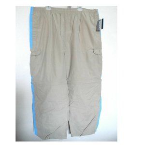 New Men's Phys Sci Convertible Cargo Zip Off Pants/Shorts Size: XXL